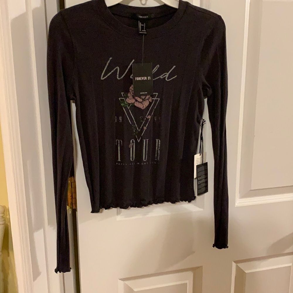 Forever 21 World Tour "Party All Night Long" Long Sleeve Tee